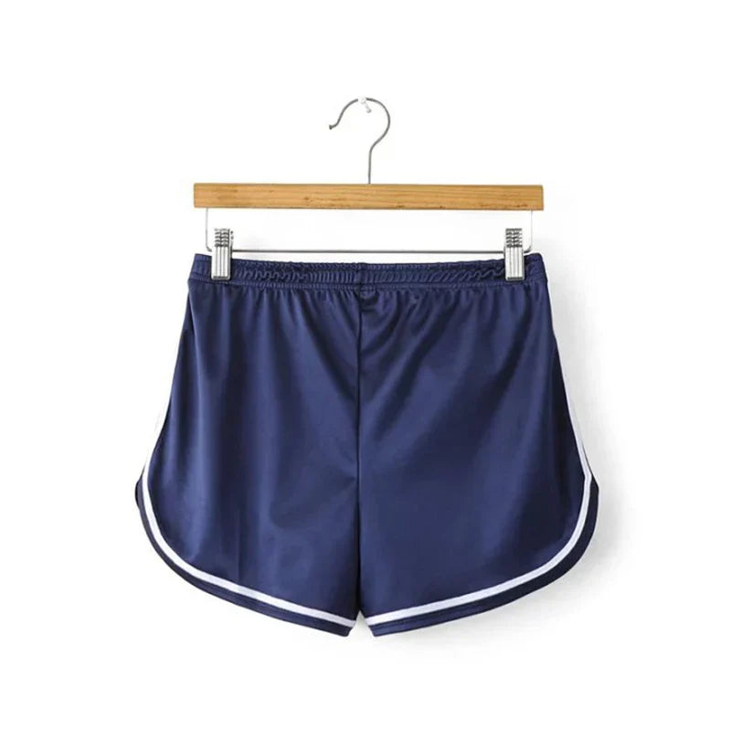 New 2023 Women Shorts Summer Silk Slim Beach Casual White Egde Shorts Hot