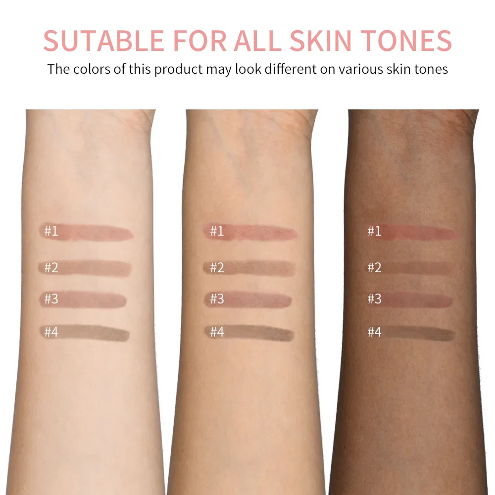 Waterproof Lip Liner Peel Off Tattoo Lipgloss Waterproof Long Lasting Matte Lip Tint Brown Contour Tear-off Lips Stain Cosmetic
