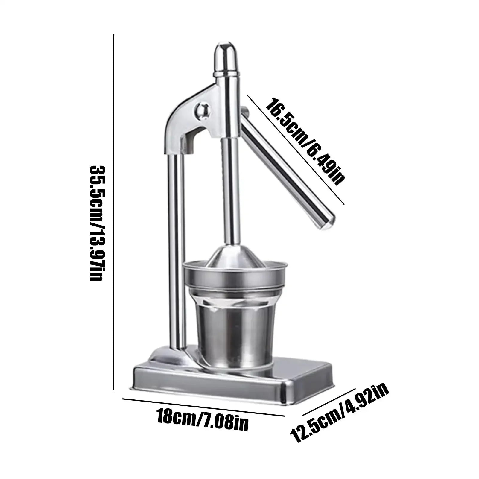 Stainless Steel Manual Orange Juicer