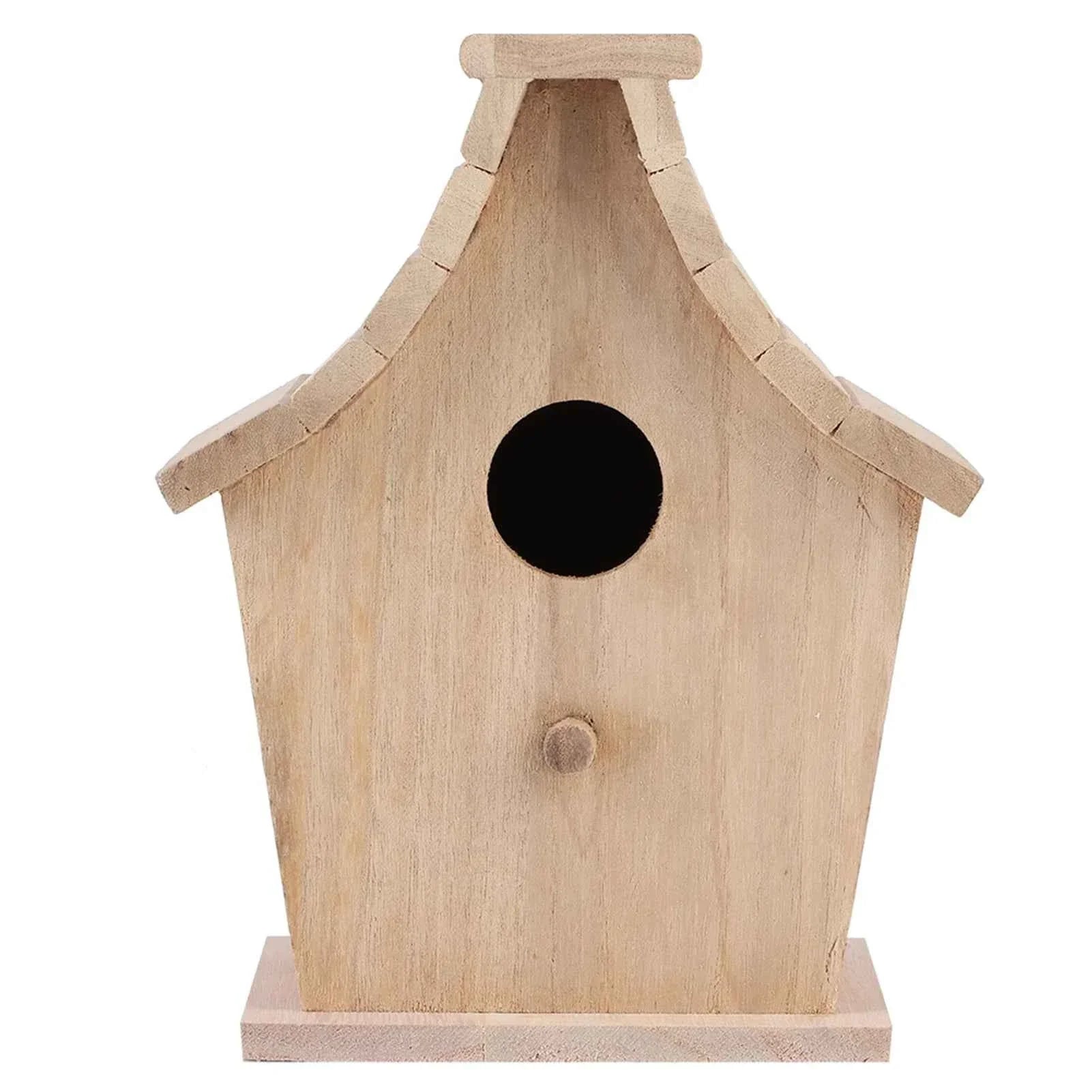 Wood Bird House Breeding Box Hanging Bird House Pet Supplies for Parrots Budgerigar Small Birds Hanging Bird House Bird Supplies