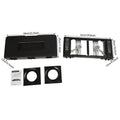 2 Burner Stove With Piezo Ignition Baking Tray Carrying Case