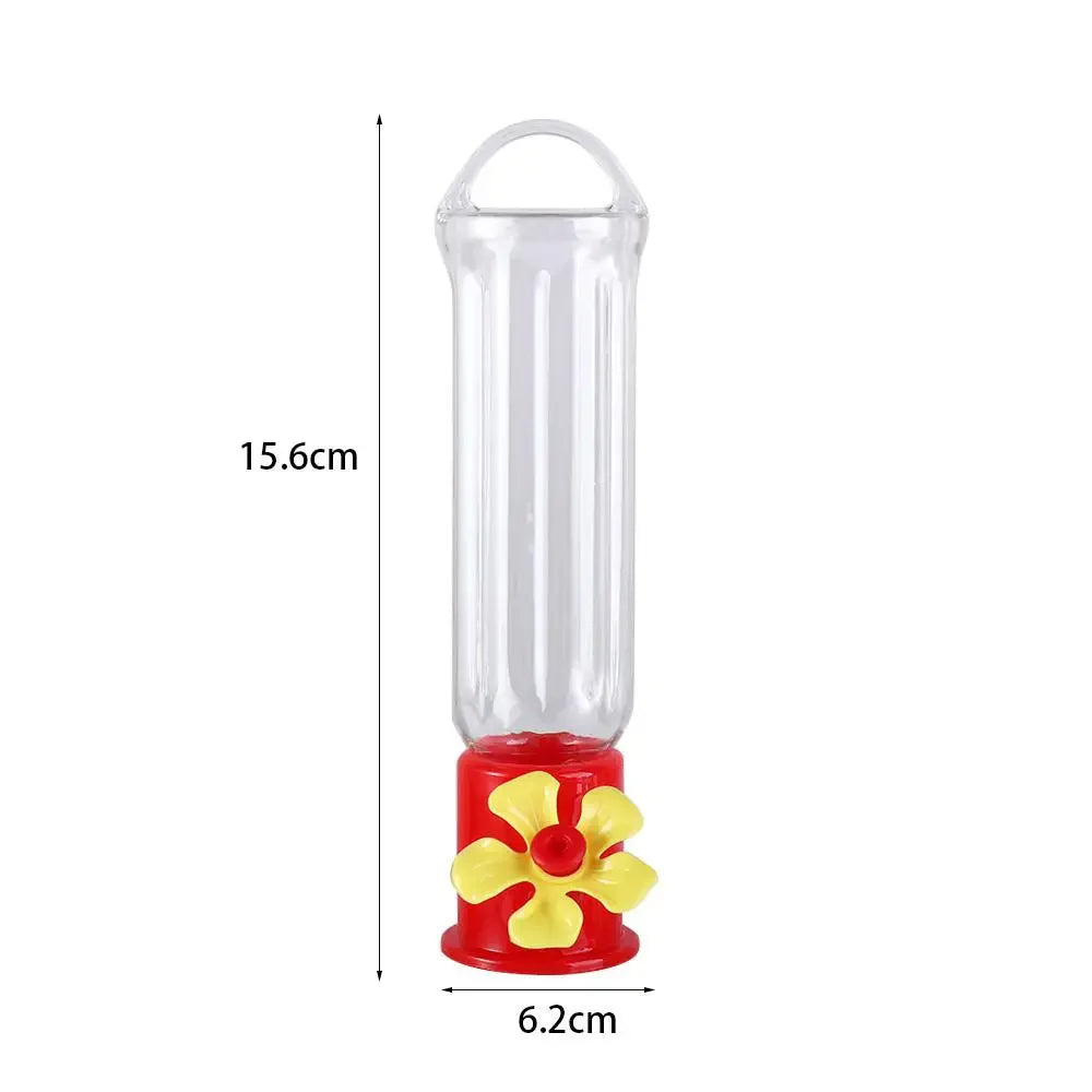 Portable Hummingbird Feeder Bottle With Hanging Wires Leakproof Plastic