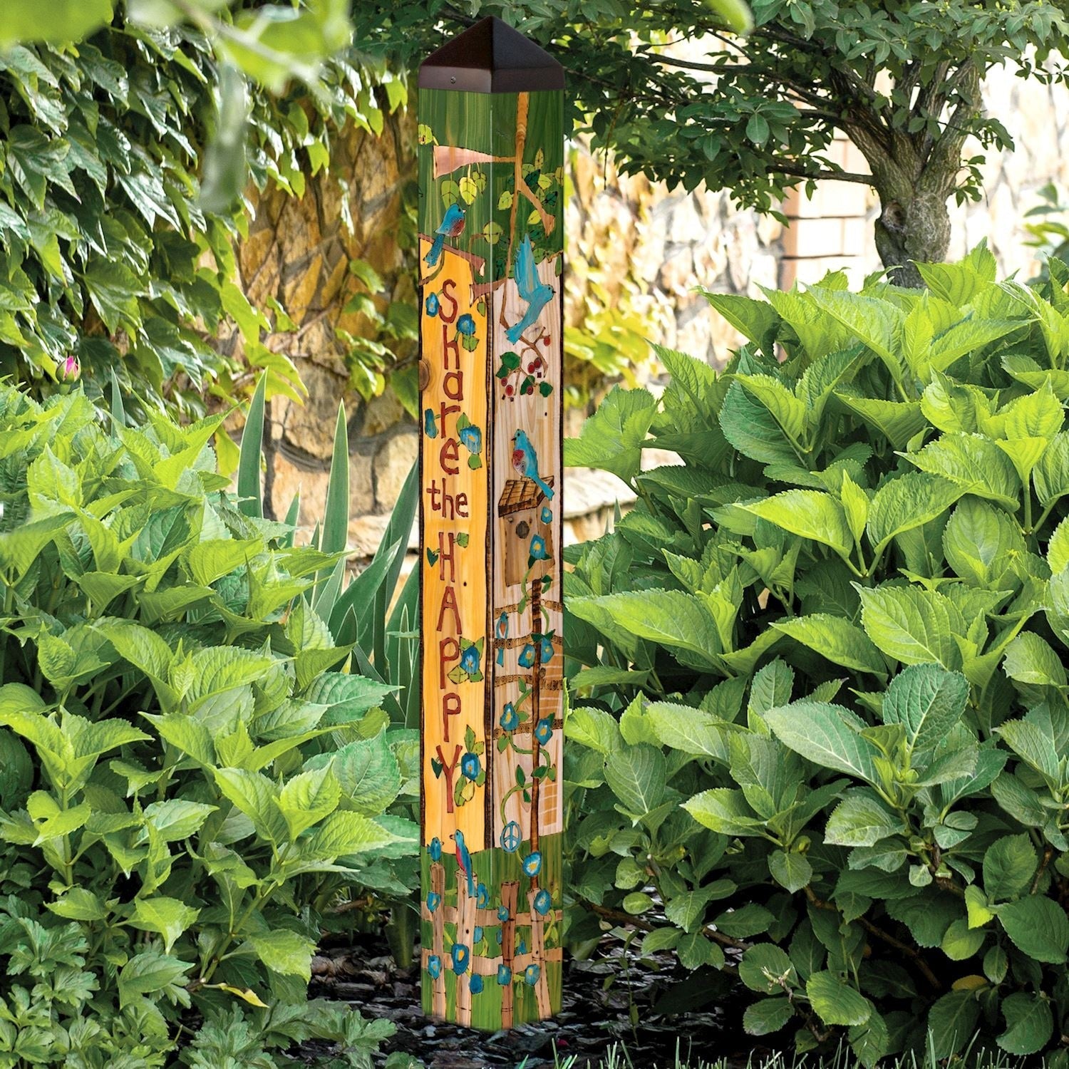 Share The Happy 40 Inch Art Pole