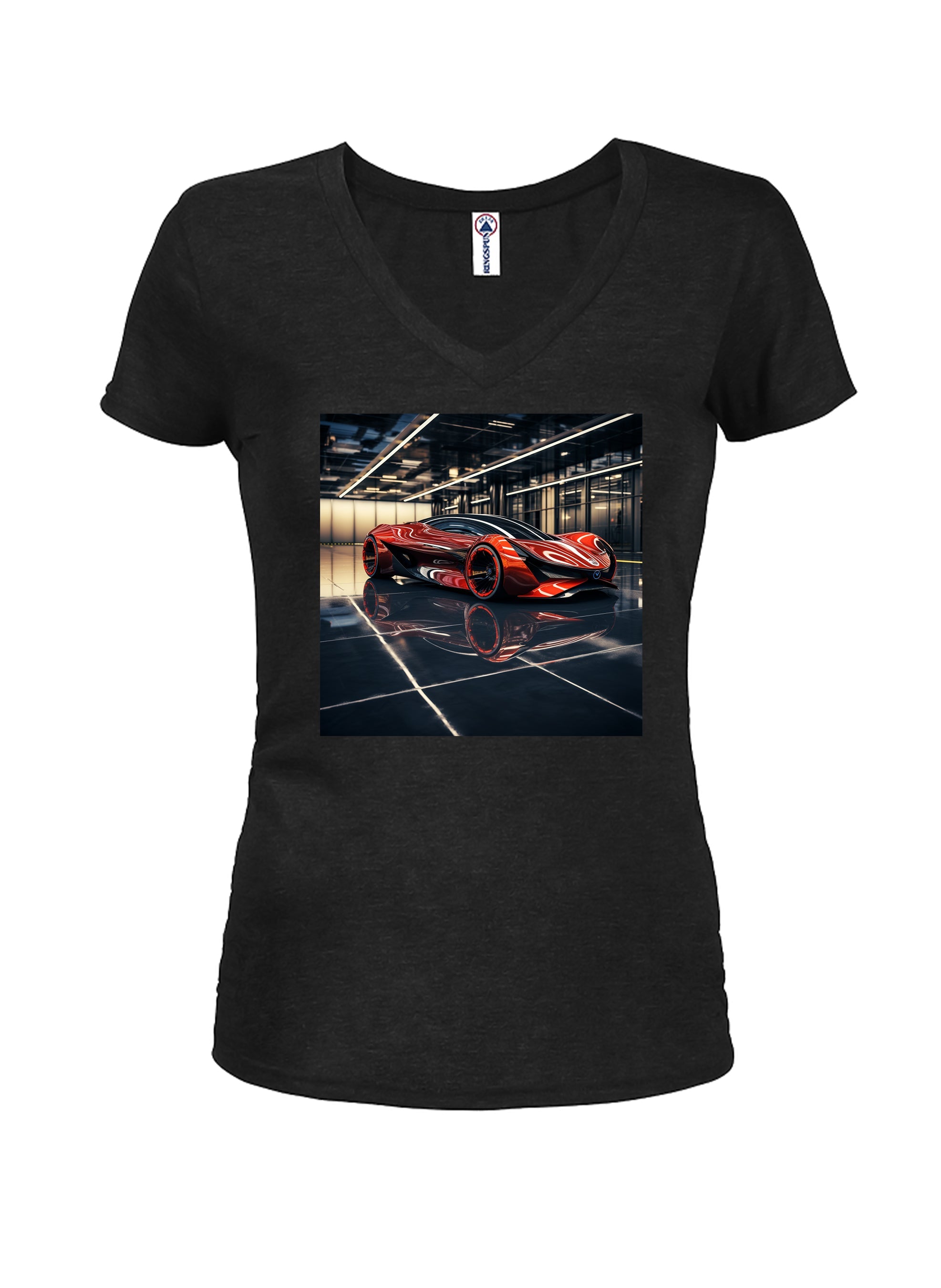 Shiny Future Juniors V Neck T-Shirt