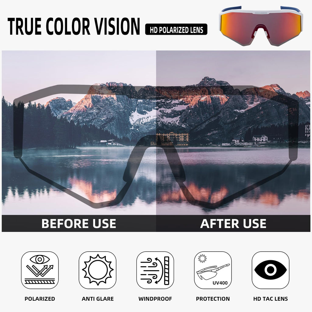 Polarized Sunglasses with Adjustable Fit (UV400)