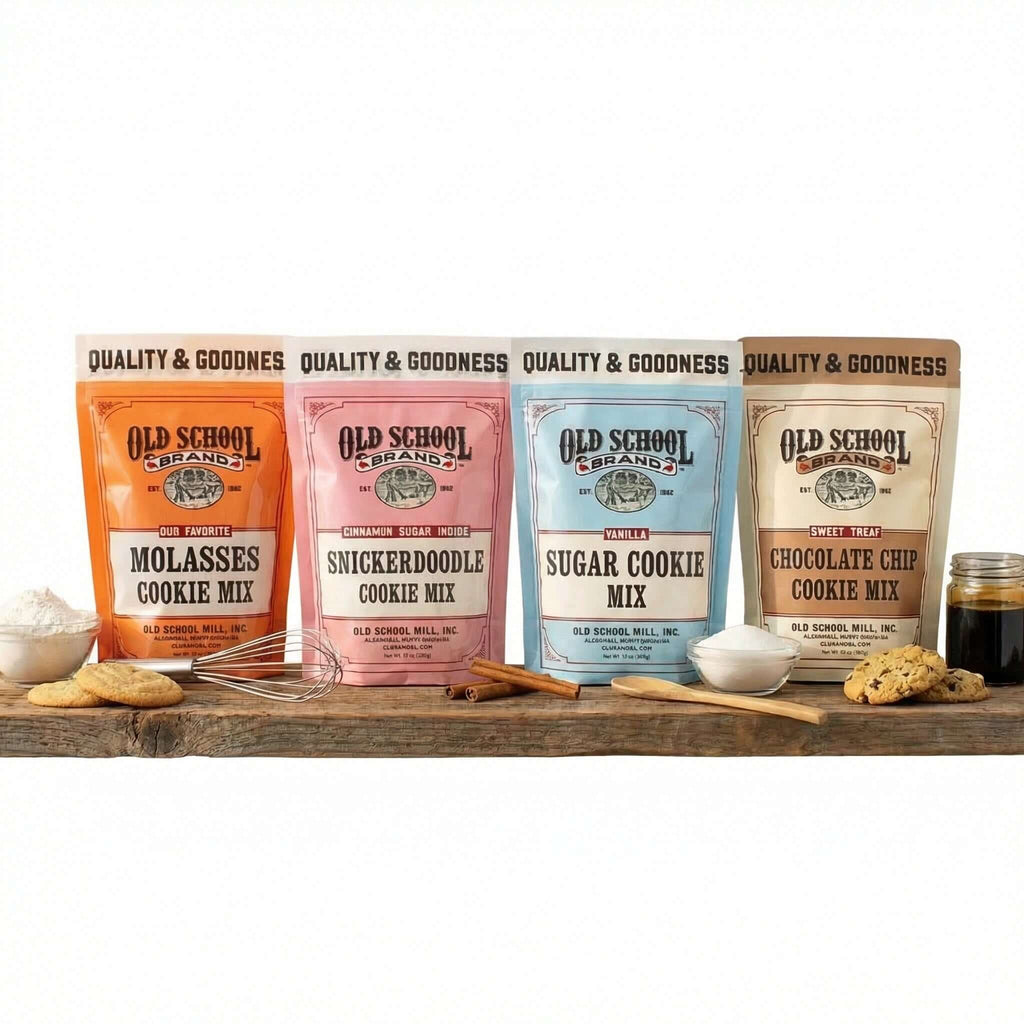 Old School Brand 4-Flavor Cookie Mix Collection