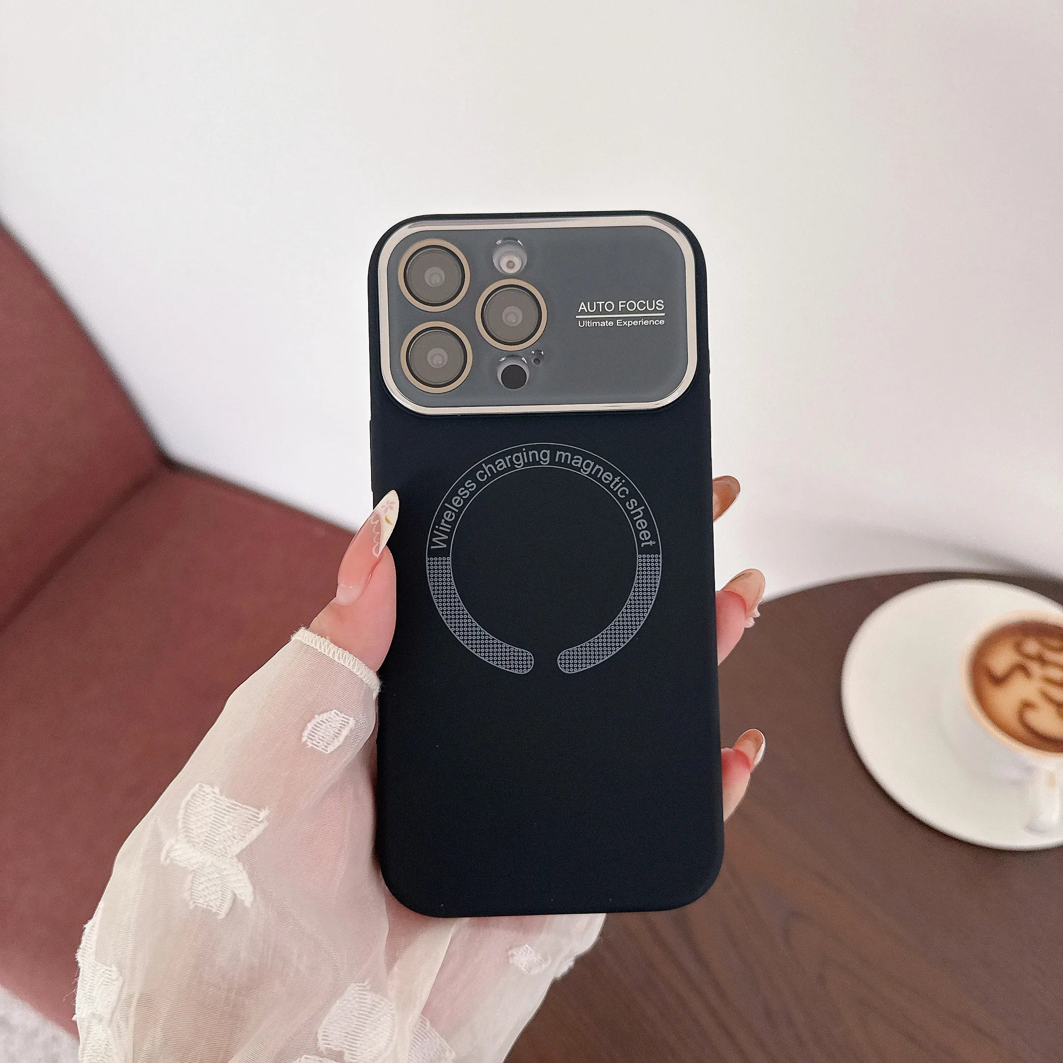 Silicone MagSafe Magnetic Phone Case.
