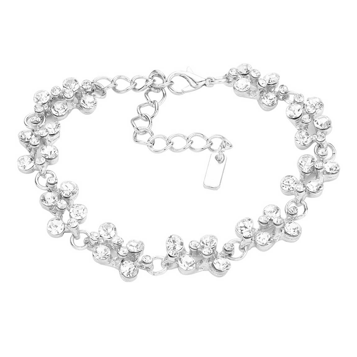 Bubble Stone Evening Bracelet