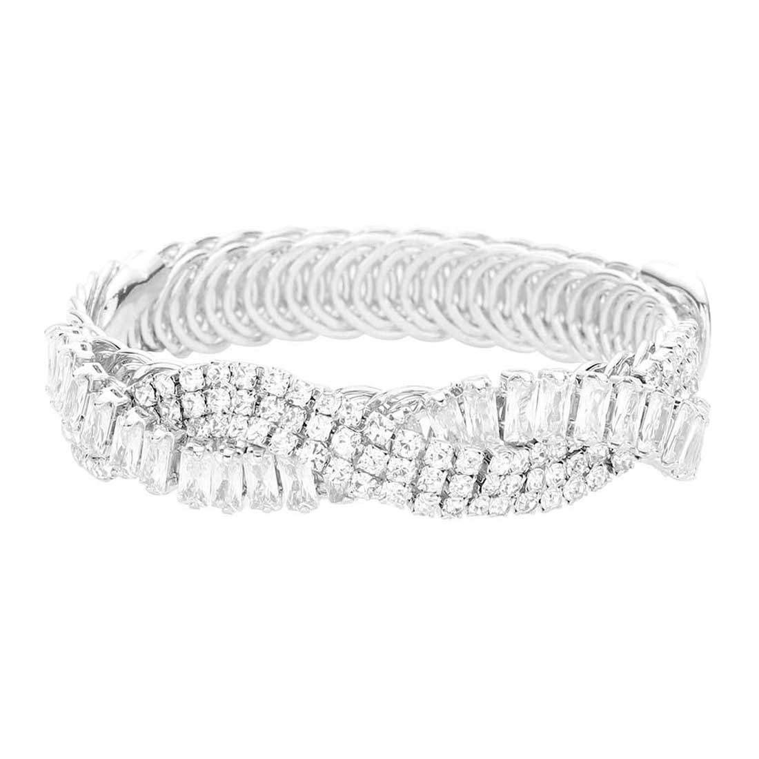 CZ Stone Pave Evening Bracelet