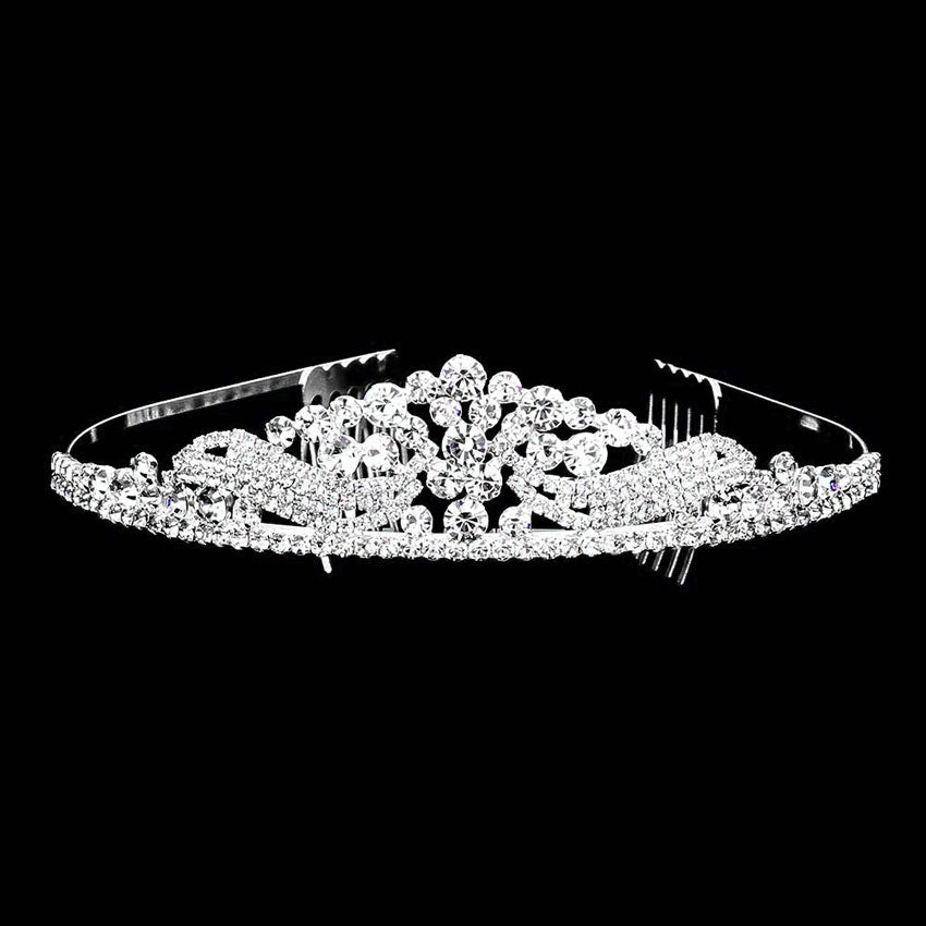 Glass Crystal Pageant Queen Tiara