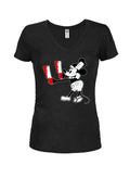 Slaughterhouse Willie Juniors V Neck T-Shirt