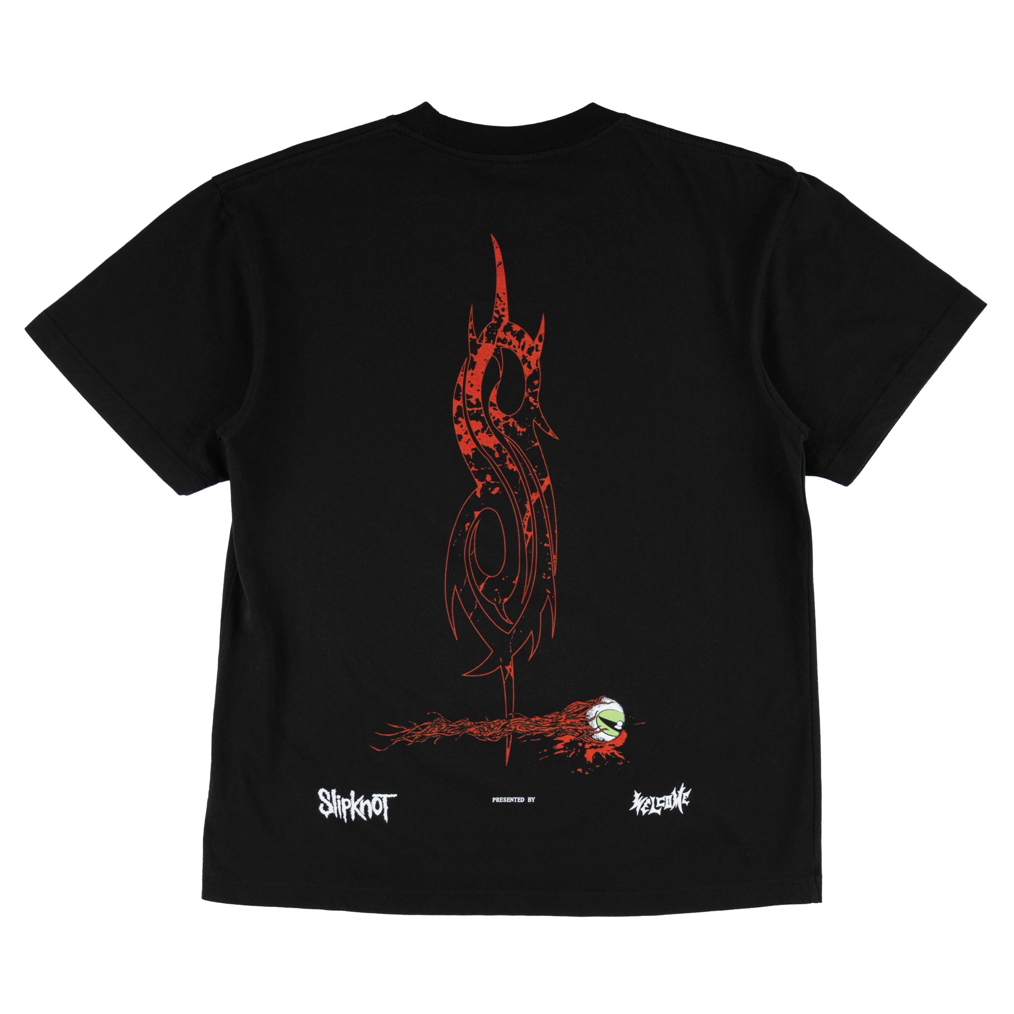 Welcome x Slipknot Spit It Out Boxy Garment-Dyed Tee - Black