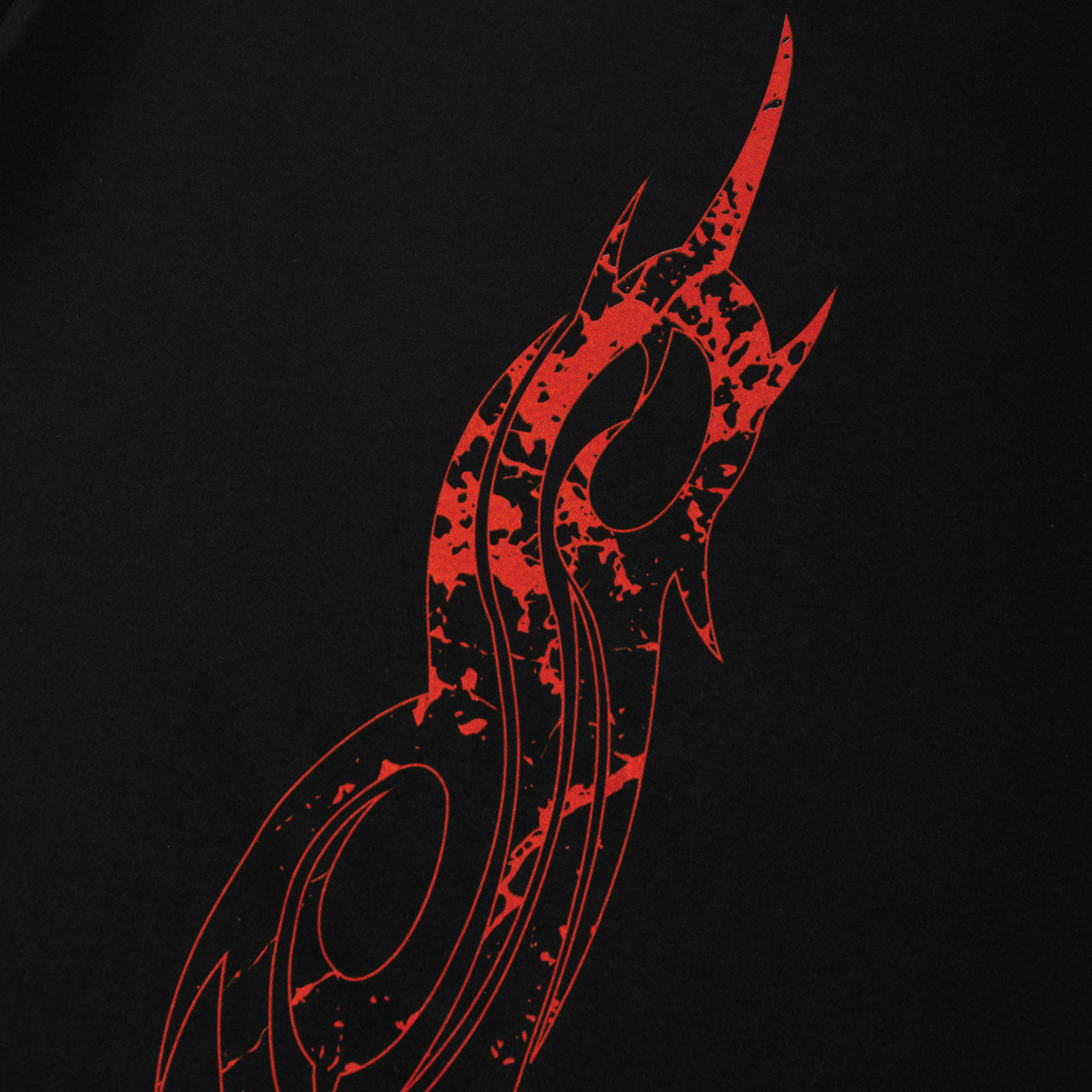 Welcome x Slipknot Spit It Out Boxy Garment-Dyed Tee - Black