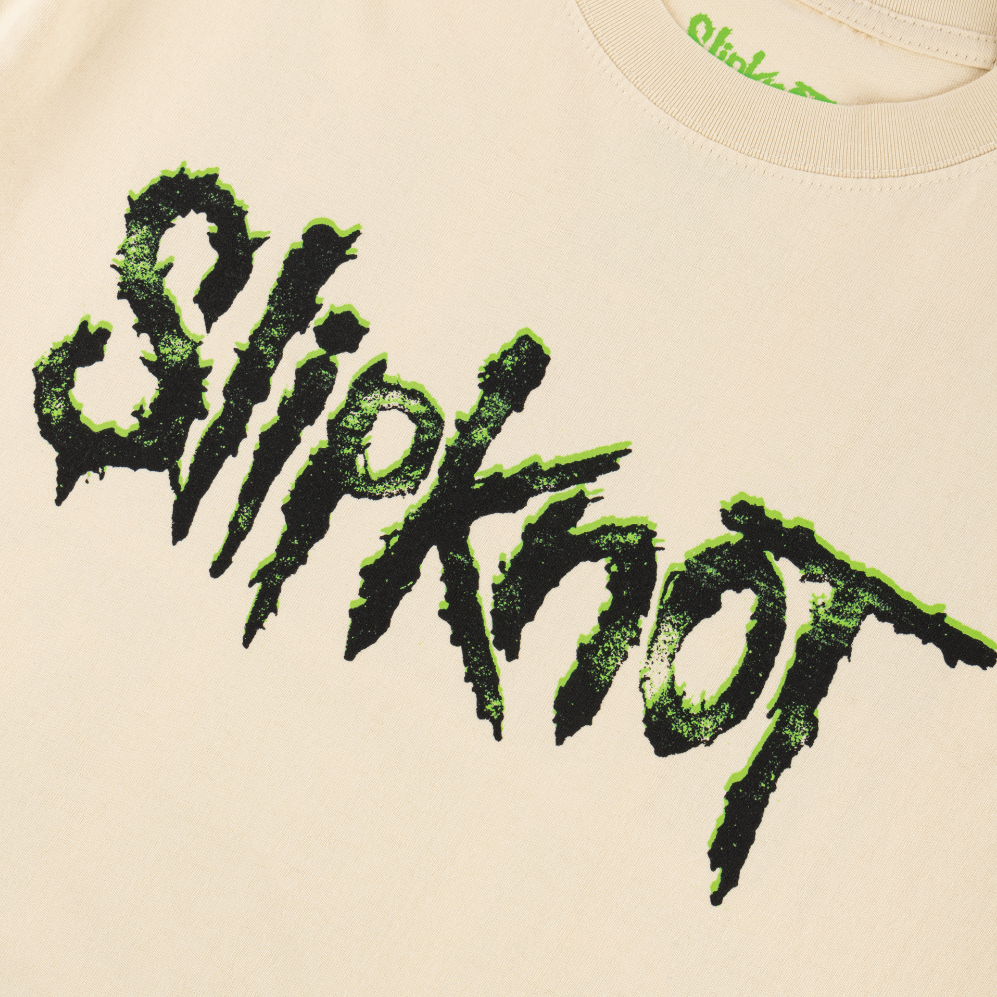 Welcome x Slipknot Tomorrow Boxy Garment-Dyed Tee - Bone