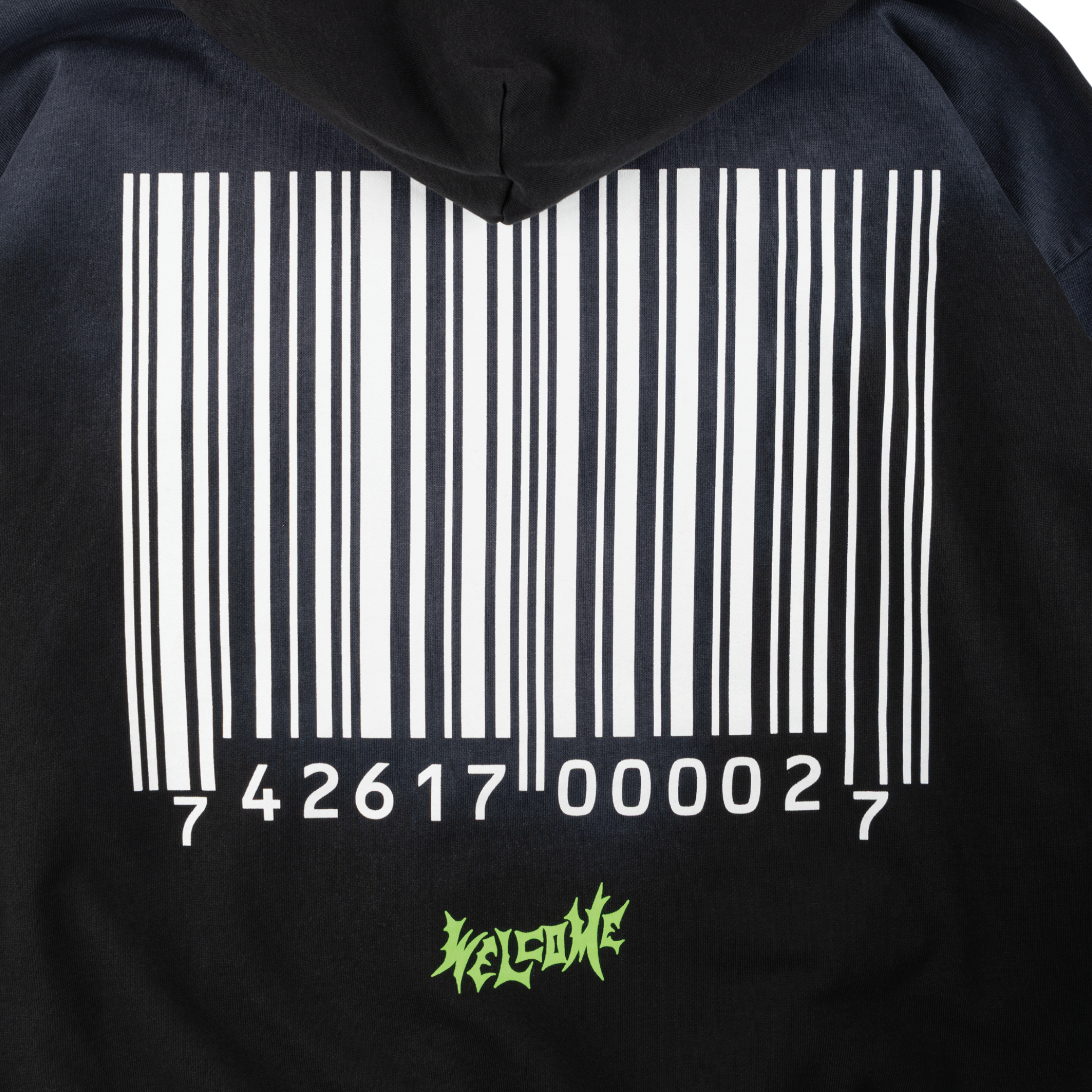 Welcome x Slipknot Ravenous Distressed Sun Fade Hoodie - Black Fade