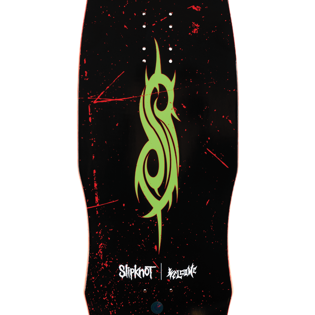 Welcome x Slipknot Spit It Out on Dark Lord - 9.85" Black/Red Stain