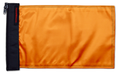Solid Color Orange 12"x18" Forever Wave Flag for Jeep Wrangler CJ-7 and CJ-8 1976-1986