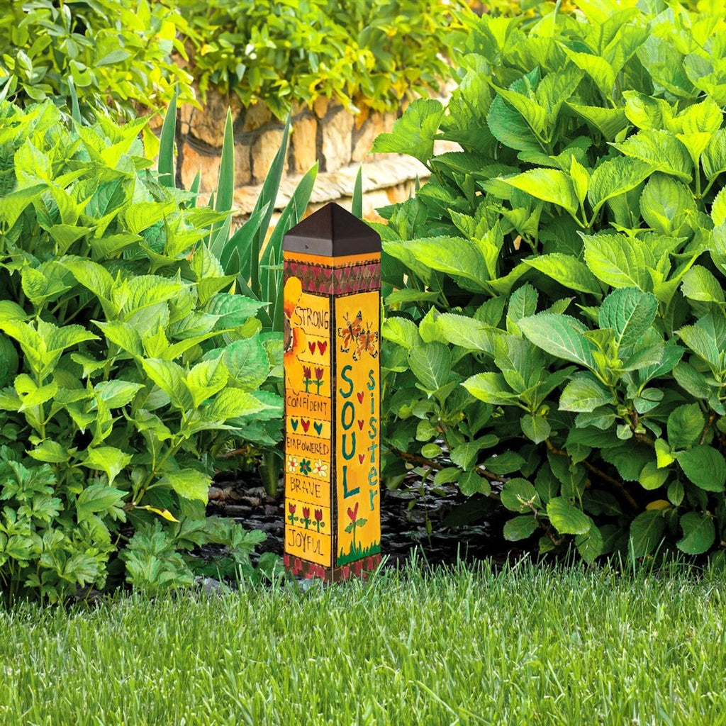 Soul Sister Art Pole 20 Inches Tall