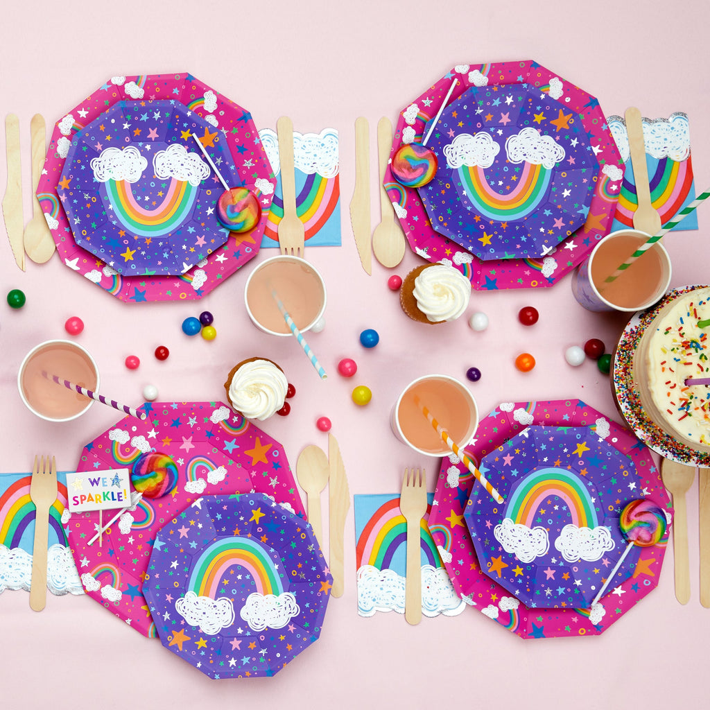 Coterie x Sparkella Rainbow Large Plates (10 per pack)