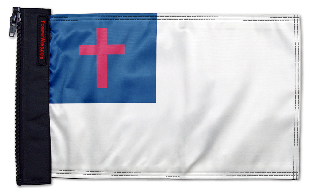 Christian 12"x18" Forever Wave Flag for Jeep Wrangler LJ 2003-2006