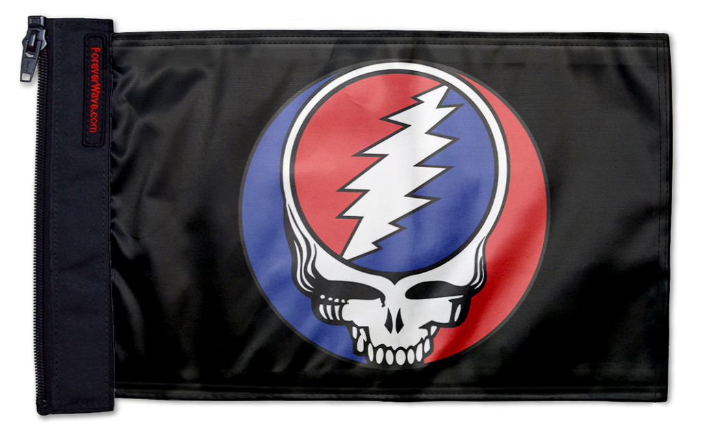 Grateful Dead 12"x18" Forever Wave Flag for Jeep Wrangler TJ 1996-2006