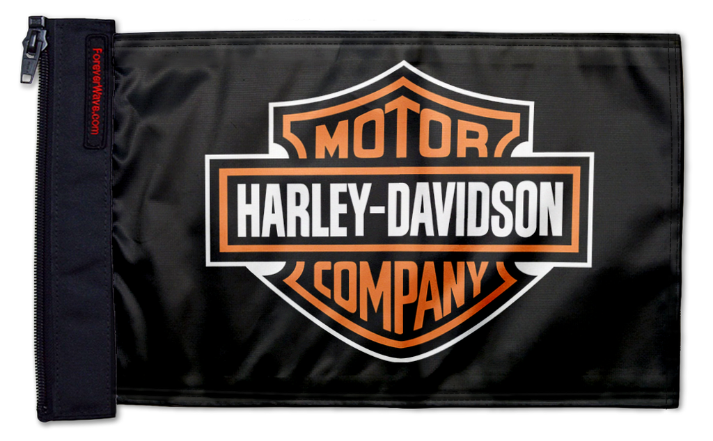 Harley Davidson 12"x18" Forever Wave Flag for Jeep Wrangler LJ 2003-2006