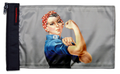 Rosie The Riveter 12"x18" Forever Wave Flag for Jeep Wrangler YJ 1986-1995