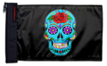 Sugar Skull 12"x18" Forever Wave Flag for Jeep Wrangler YJ 1986-1995