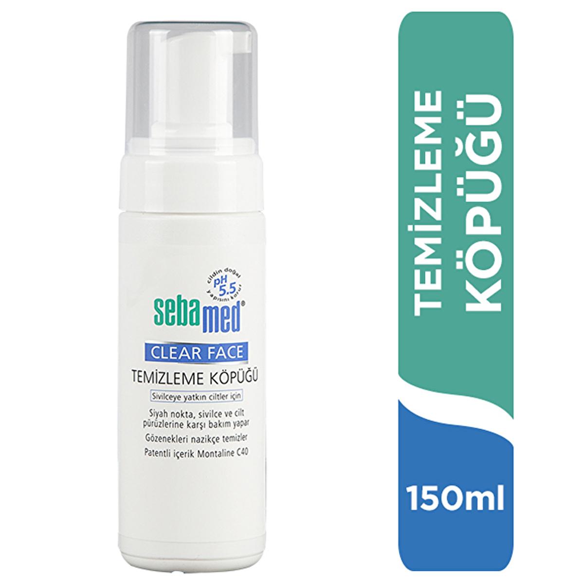 Sebamed Clear Face Facial Cleansing Foam - pH 5.5, Deep Cleansing, Acne Prone Skin Care