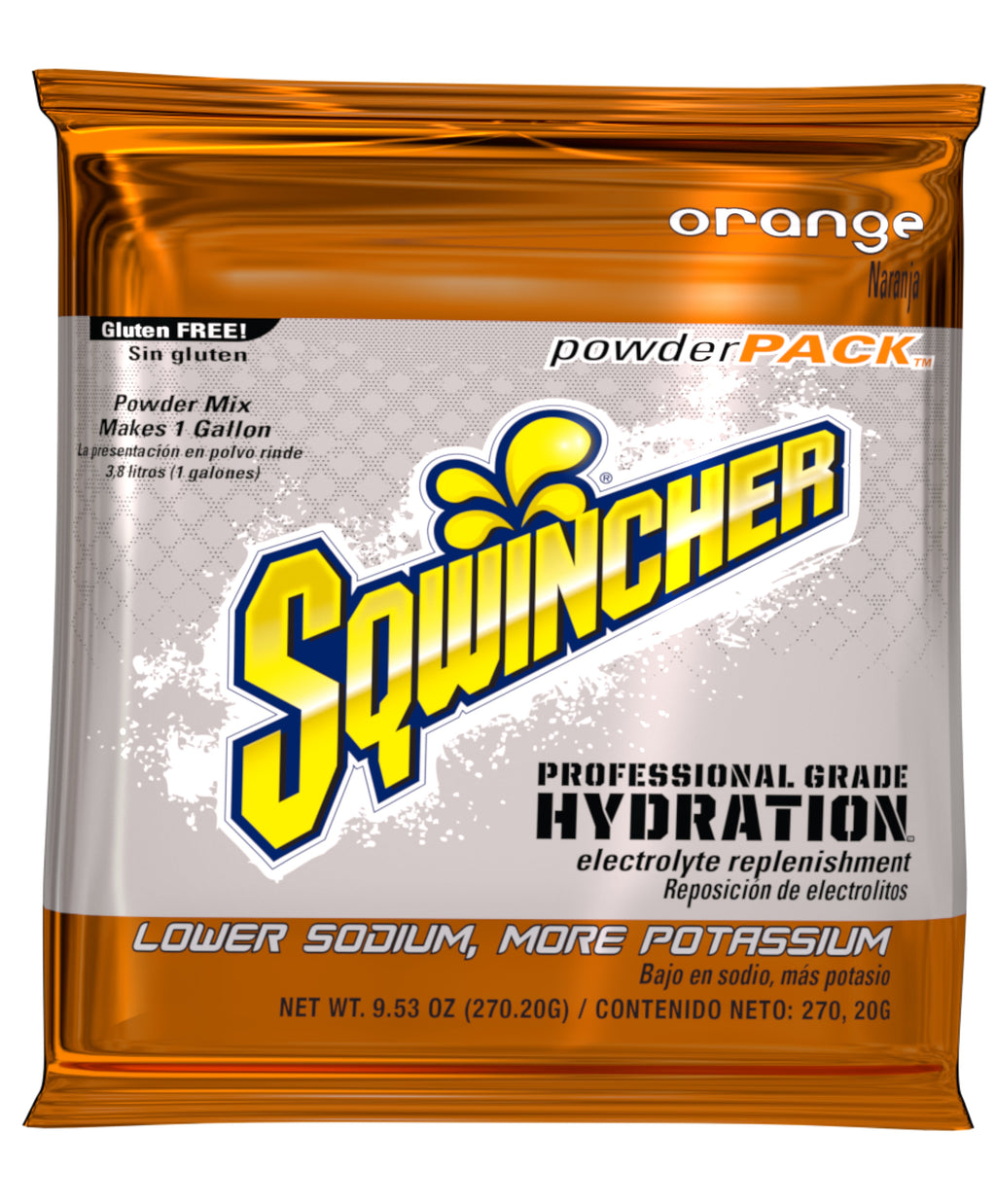 Sqwincher 1 Gallon Electrolyte Powder Pack Drink Mix Assorted - X384-MC600