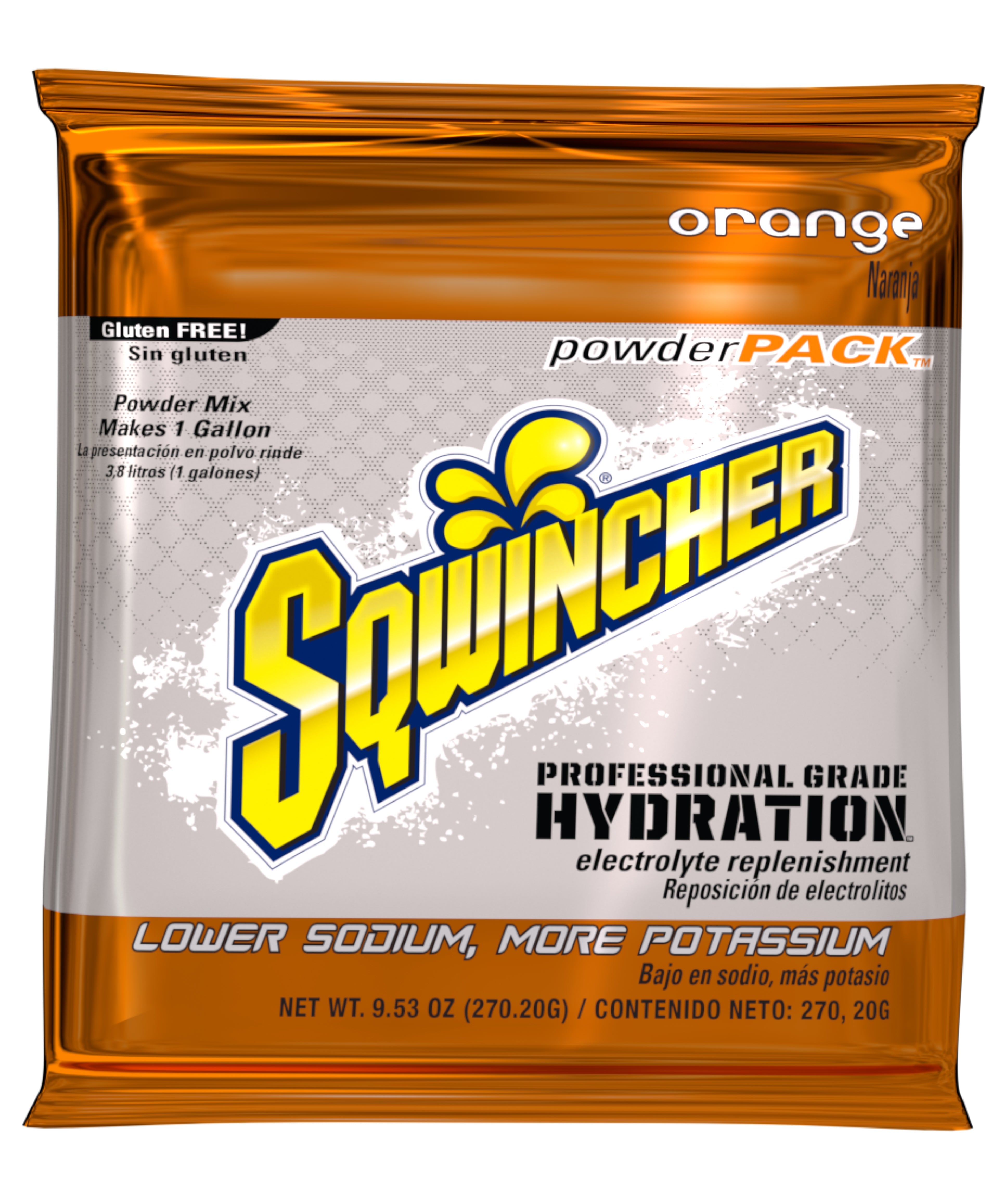 Sqwincher 1 Gallon Electrolyte Powder Pack Drink Mix Assorted - X384-MC600