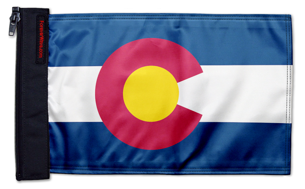 State Flag Colorado 12"x18" Forever Wave Flag