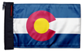 State Flag Colorado 12"x18" Forever Wave Flag for Jeep Wrangler JK 2-Door 2007-2018