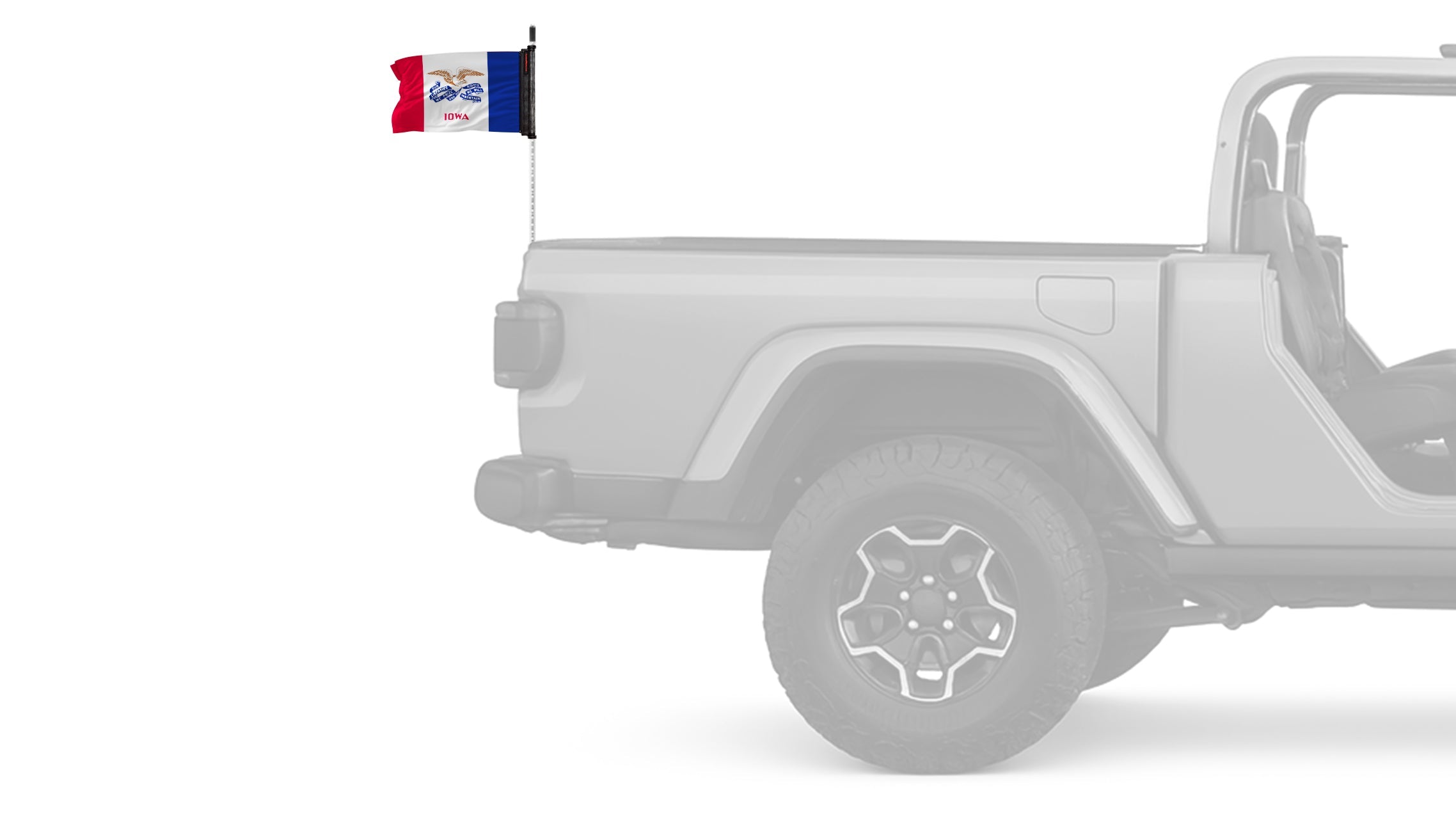 State Flag Iowa 12"x18" Forever Wave Flag