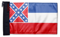 State Flag Mississippi 12"x18" Forever Wave Flag for Jeep Wrangler CJ-7 and CJ-8 1976-1986