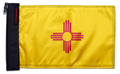 State Flag New Mexico 12"x18" Forever Wave Flag for Jeep Wrangler CJ-7 and CJ-8 1976-1986