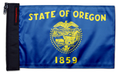State Flag Oregon 12"x18" Forever Wave Flag for Jeep Wrangler CJ-7 and CJ-8 1976-1986