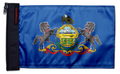 State Flag Pennsylvania 12"x18" Forever Wave Flag for Jeep Wrangler LJ 2003-2006