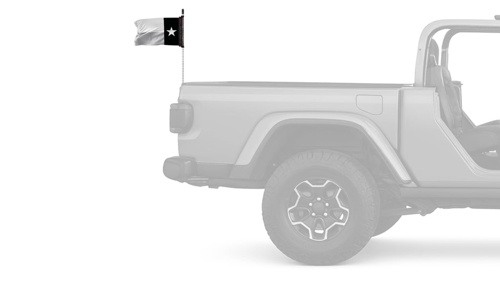 State Flag Texas Subdued 12"x18" Forever Wave Flag for Jeep Wrangler LJ 2003-2006