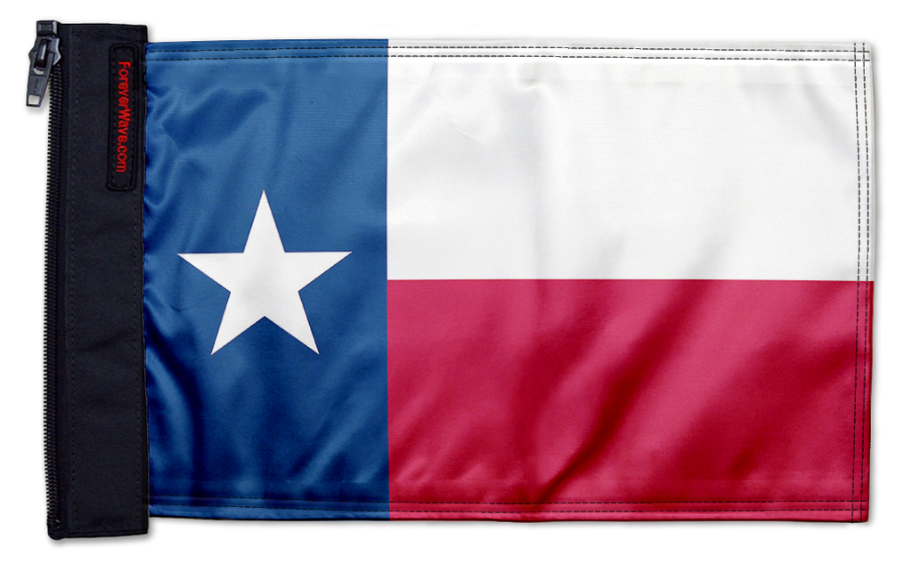 State Flag Texas 12"x18" Forever Wave Flag for Jeep Wrangler LJ 2003-2006