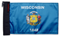 State Flag Wisconsin 12"x18" Forever Wave Flag