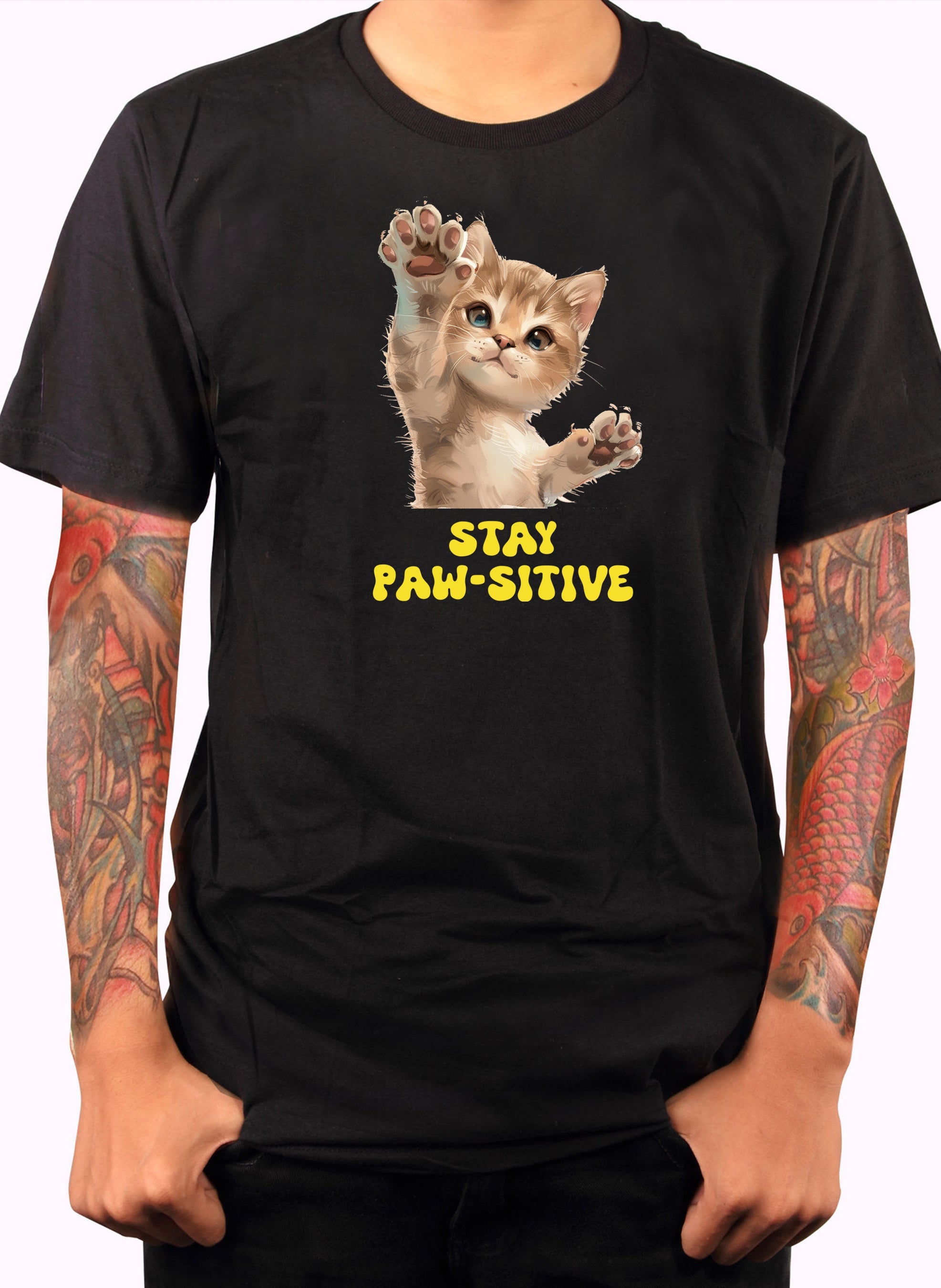 Stay Paw-sitive T-Shirt