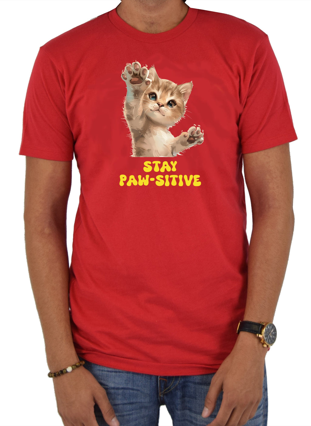 Stay Paw-sitive T-Shirt