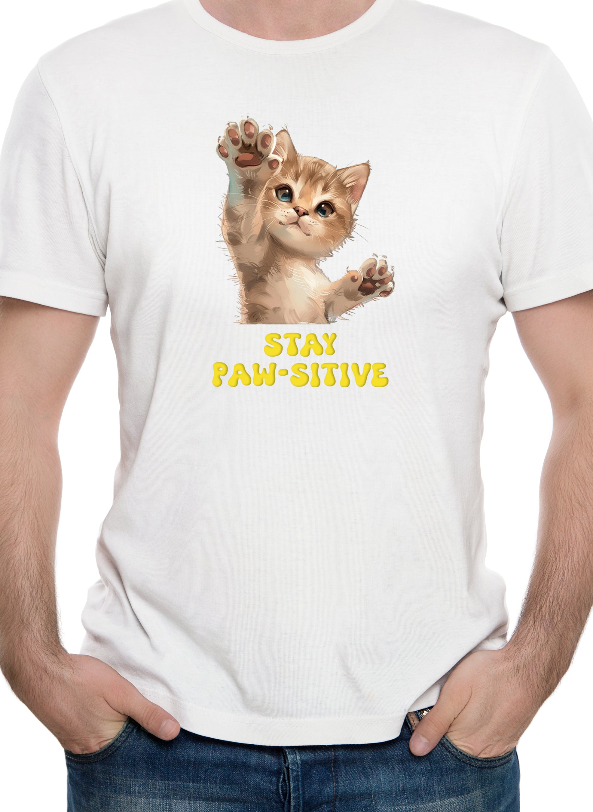 Stay Paw-sitive T-Shirt