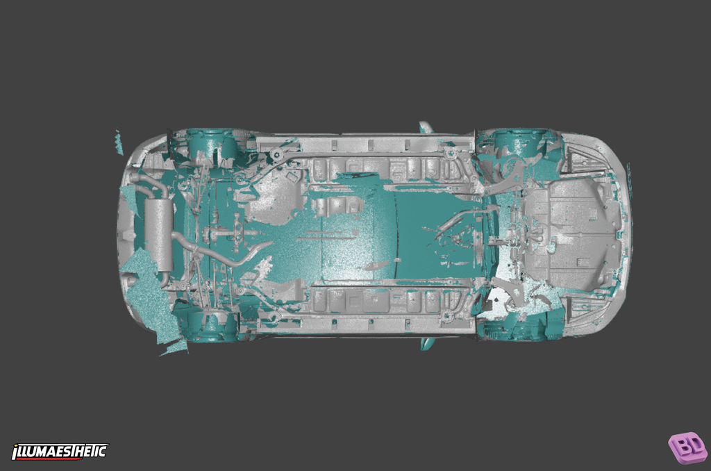 Subaru Impreza WRX STI (GR / GV) 3D Scan (2008-2014)
