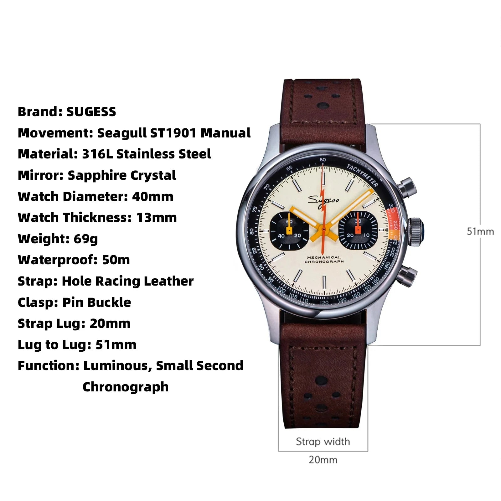 Sugess Watch of Men.