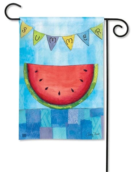 Summer Slice Garden Flag Watermelon