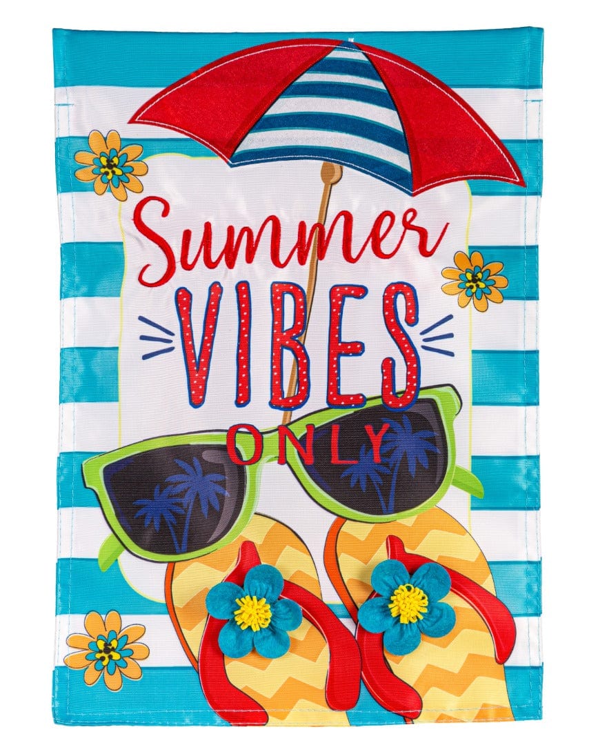Summer Vibes Only Garden Flag 2 Sided