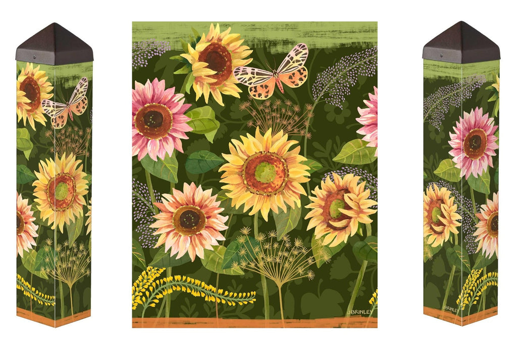 Sunflower Autumn Art Pole 20 Inches