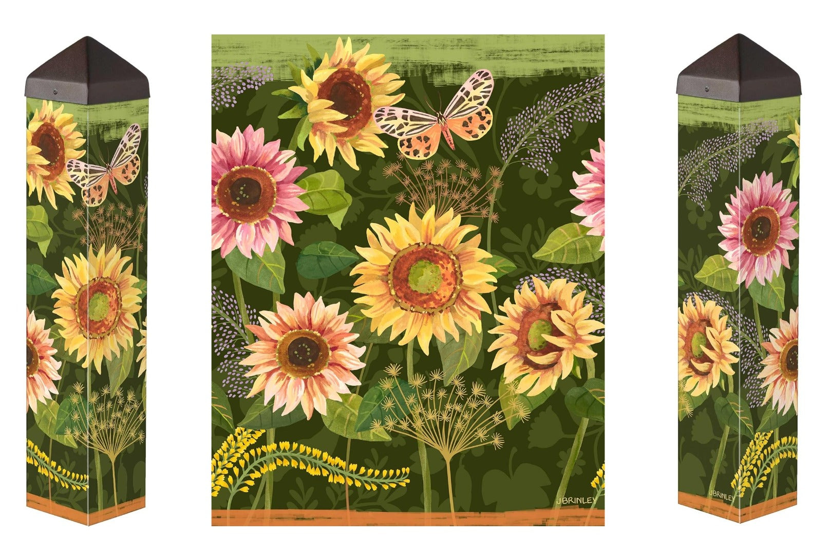 Sunflower Autumn Art Pole 20 Inches